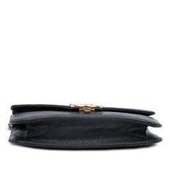 Paris Cuba Medium Caviar Thread Around Flap