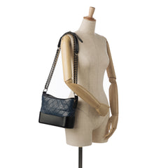 Small Bicolor Aged Calfskin Gabrielle Crossbody