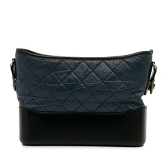 Small Bicolor Aged Calfskin Gabrielle Crossbody