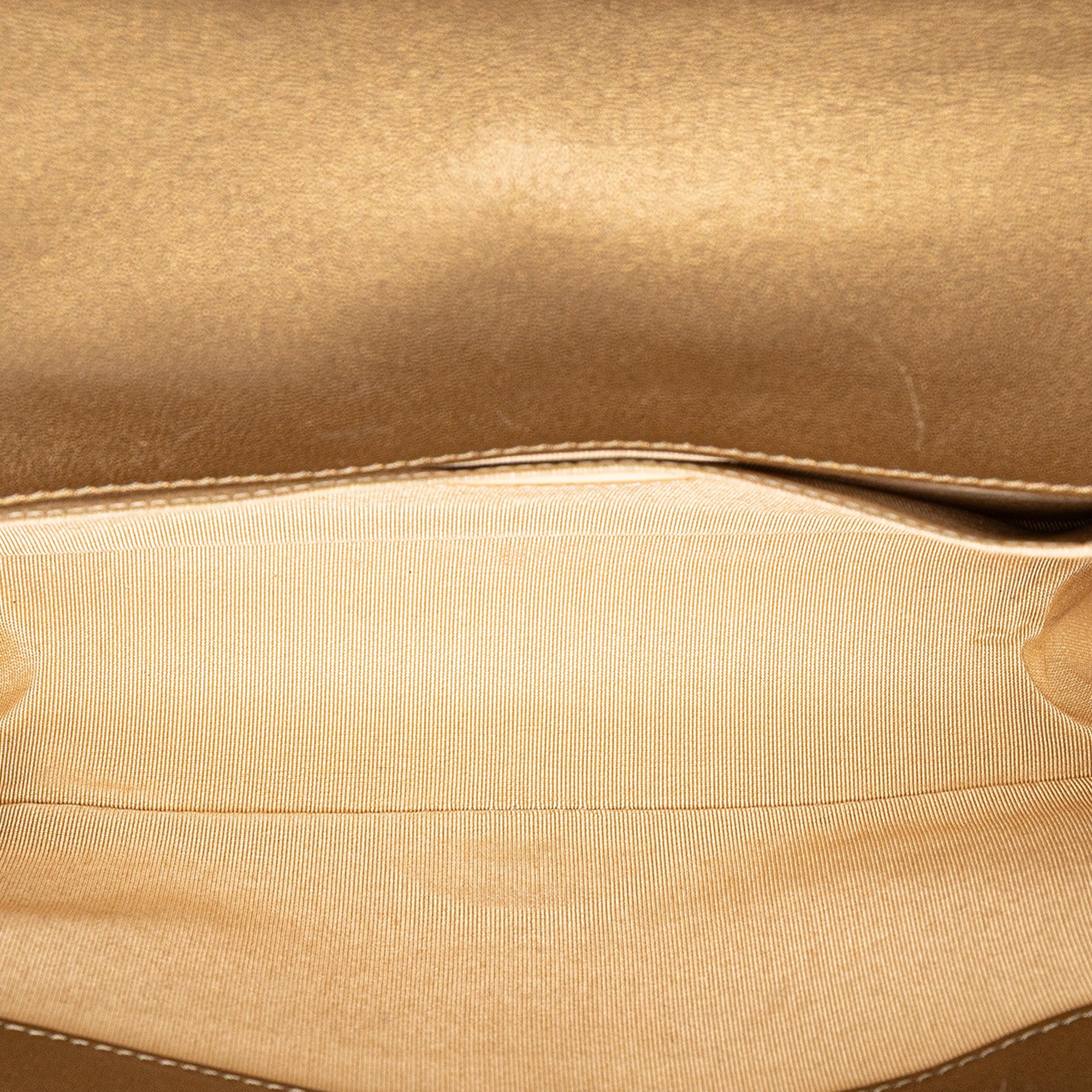 Old Medium Quilted Metallic Lambskin Boy Flap