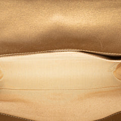 Old Medium Quilted Metallic Lambskin Boy Flap