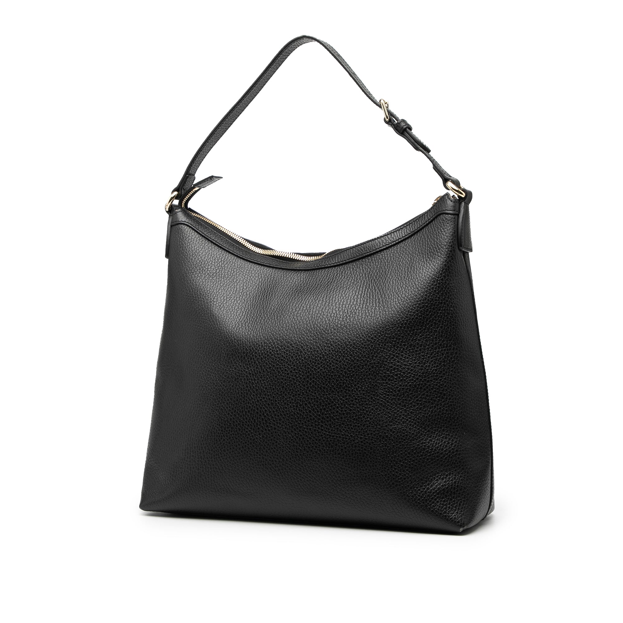 Leather GG Charm Tote