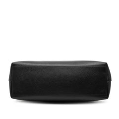 Leather GG Charm Tote