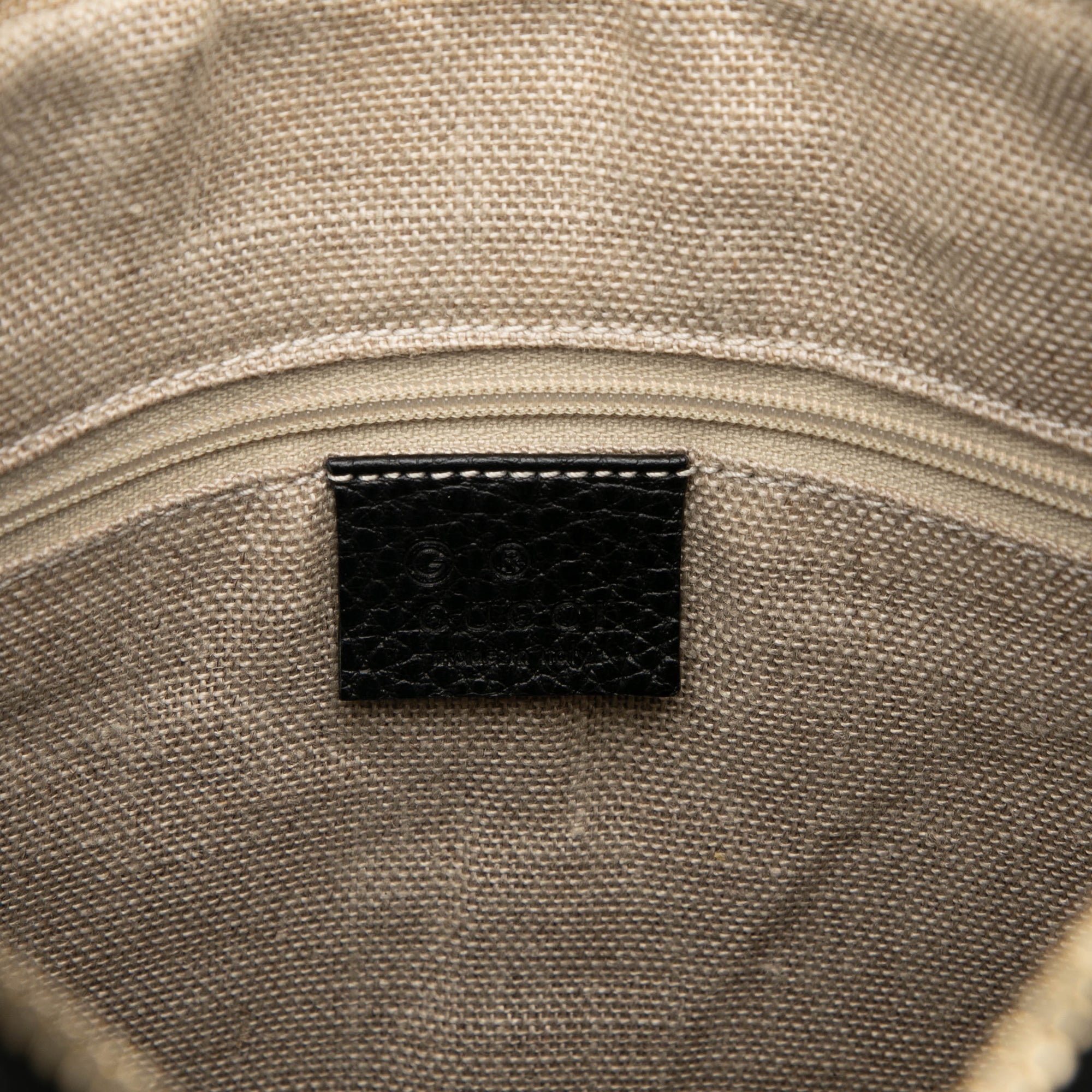 Leather GG Charm Tote