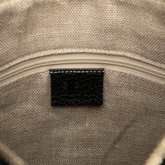 Leather GG Charm Tote