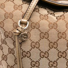 Medium GG Canvas Bree Satchel