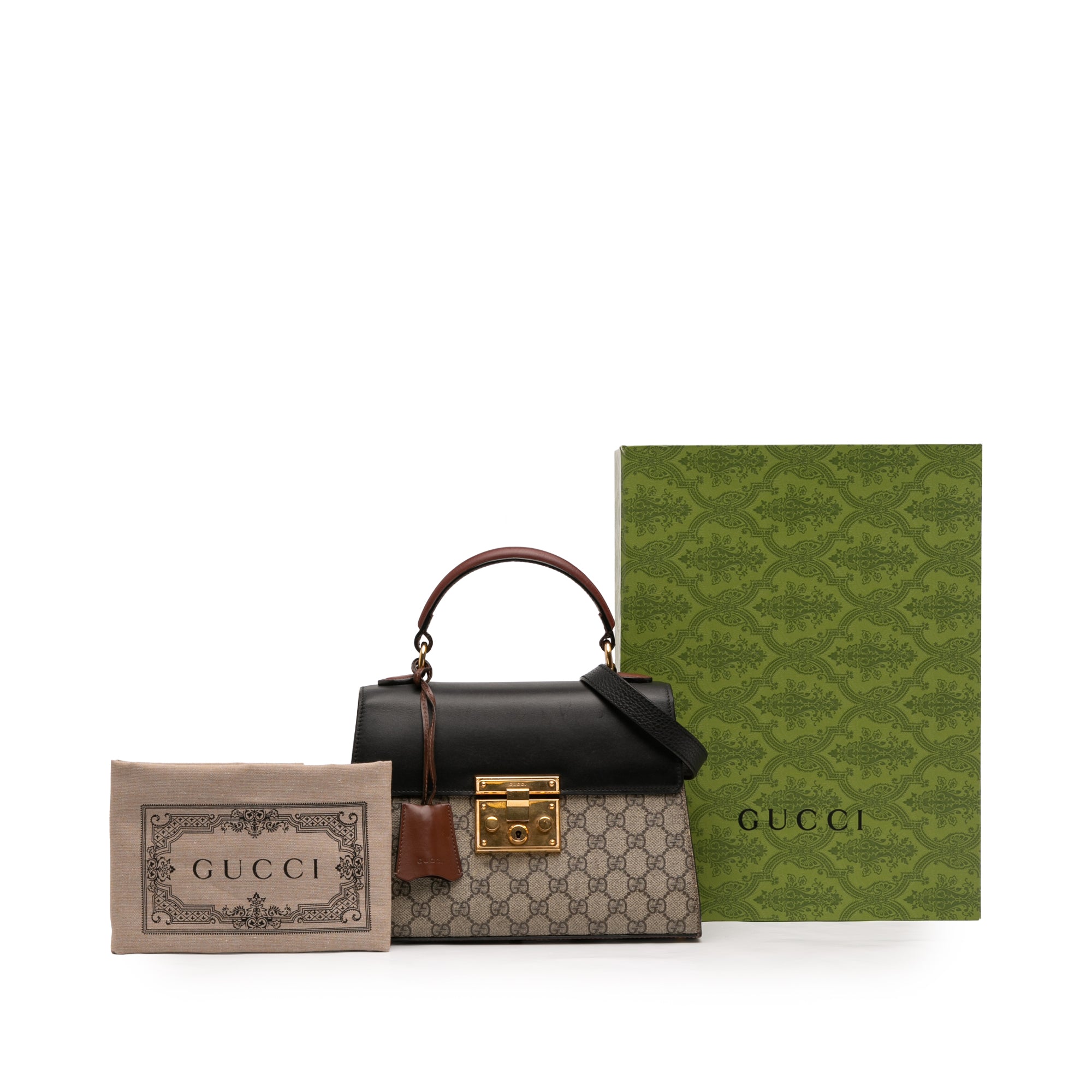 Small GG Supreme Padlock Satchel