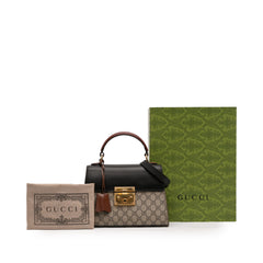 Small GG Supreme Padlock Satchel