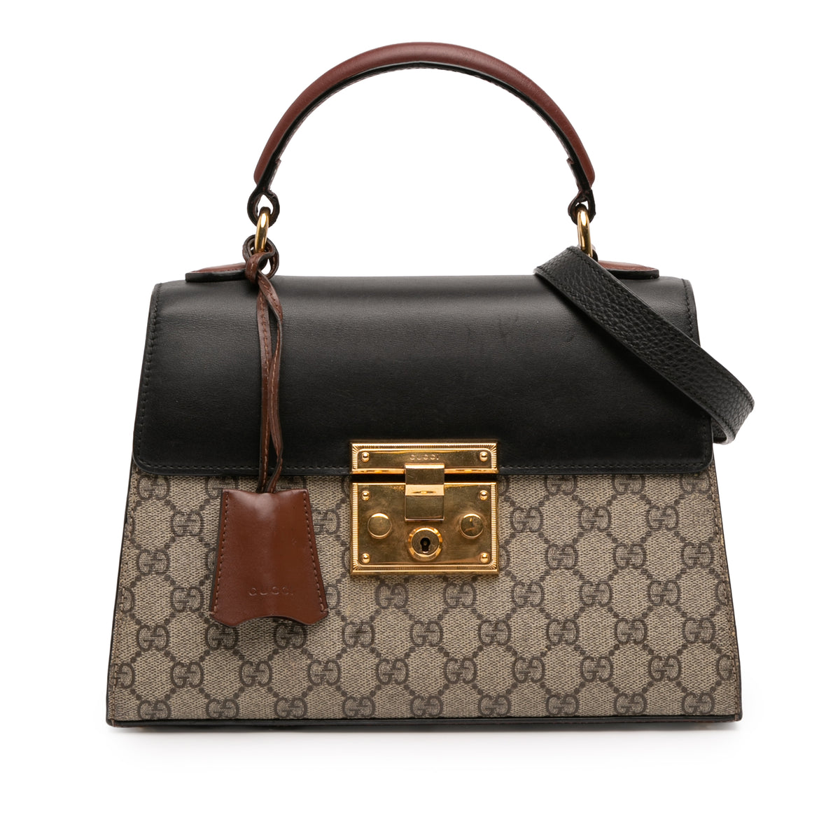 Small GG Supreme Padlock Satchel