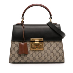 Small GG Supreme Padlock Satchel