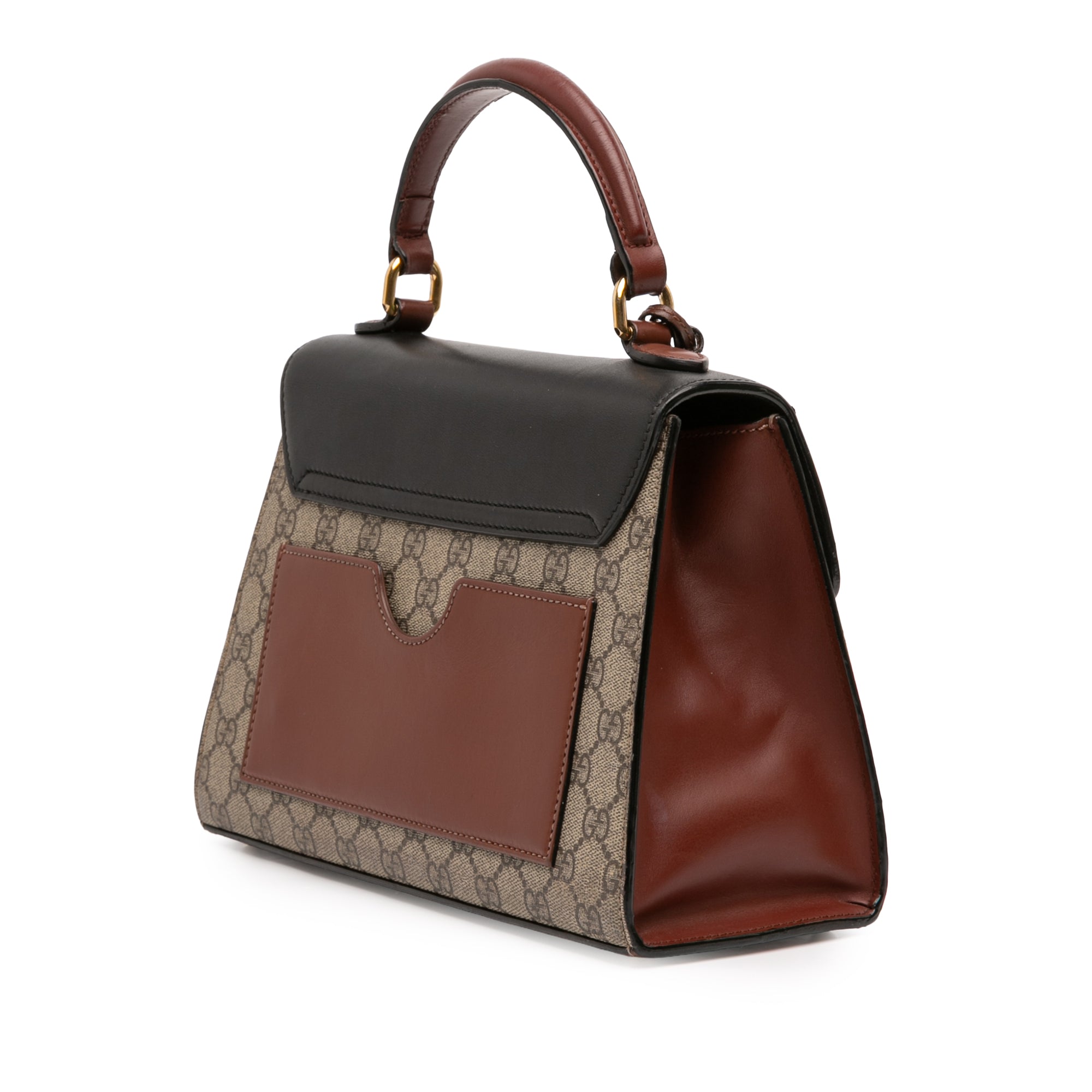 Small GG Supreme Padlock Satchel