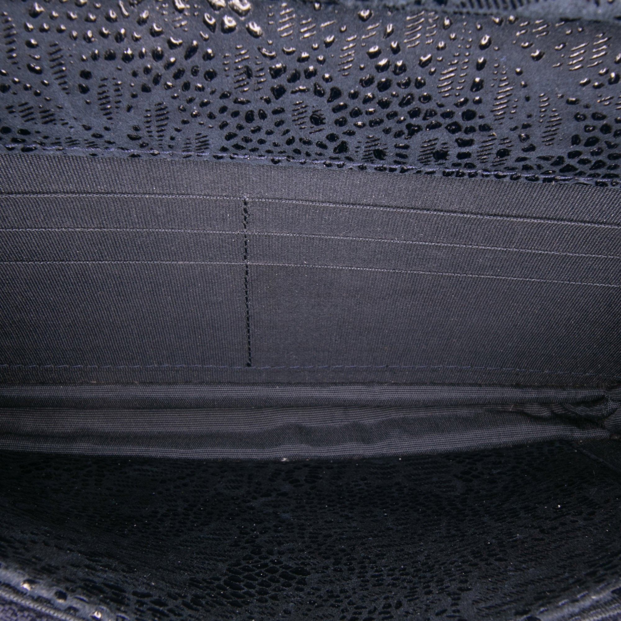 Lace Overlay Goatskin Wallet On Chain
