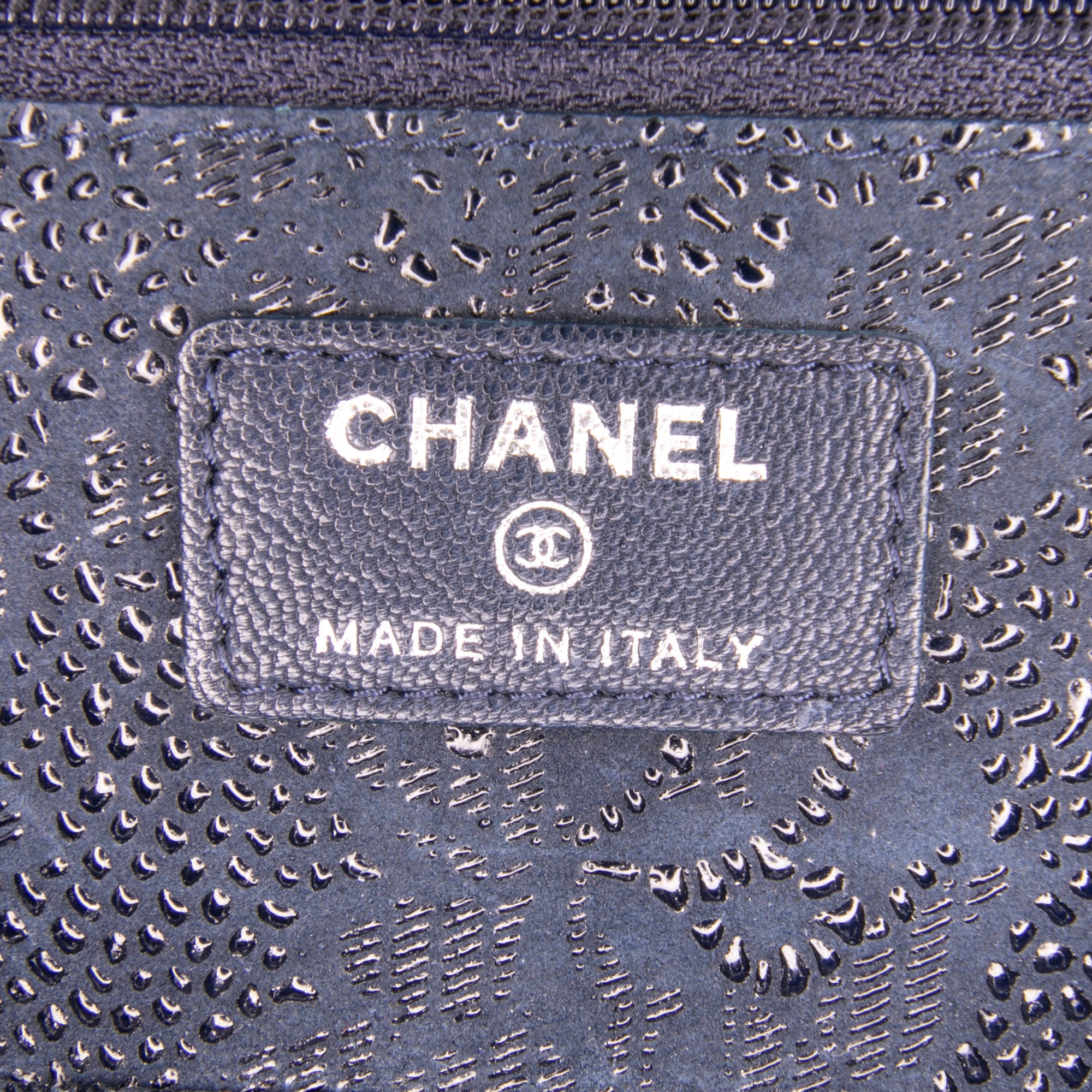 Lace Overlay Goatskin Wallet On Chain