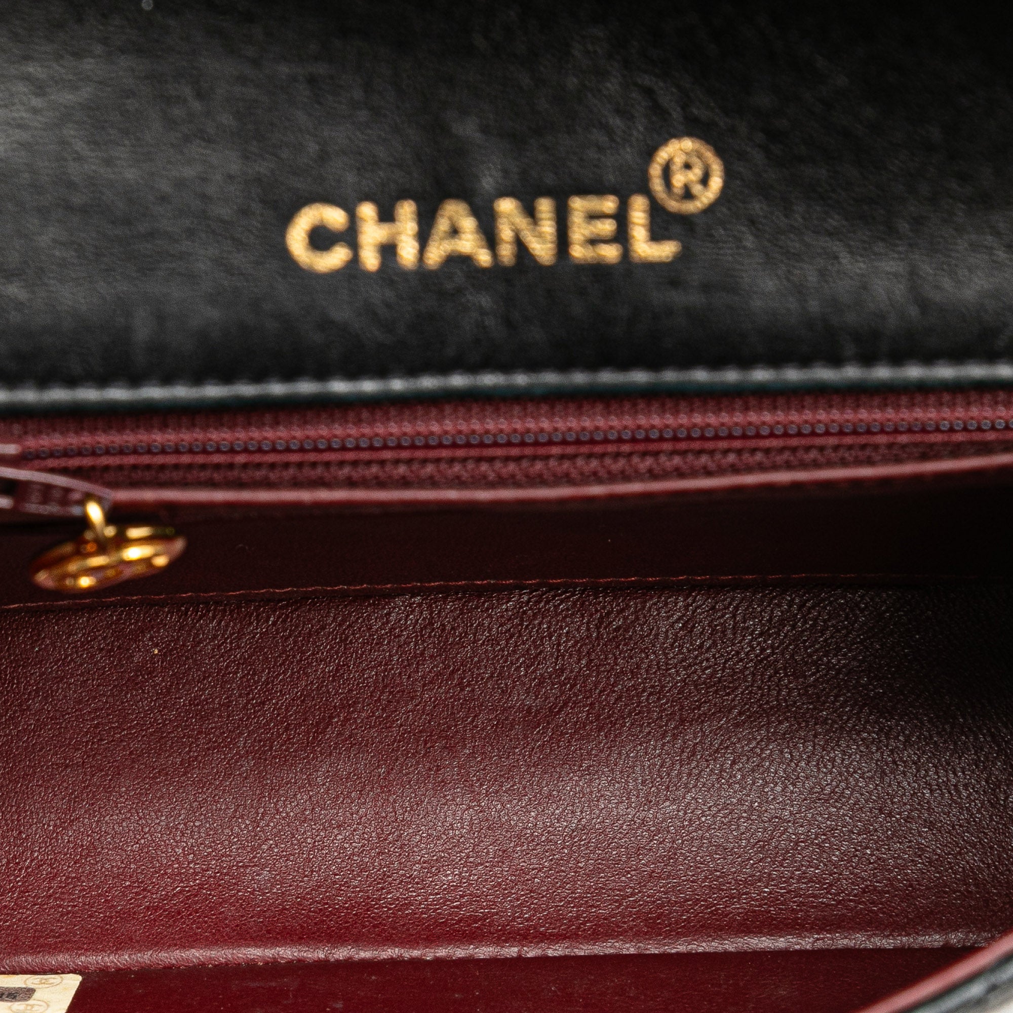 Mini Square Classic Lambskin Single Flap
