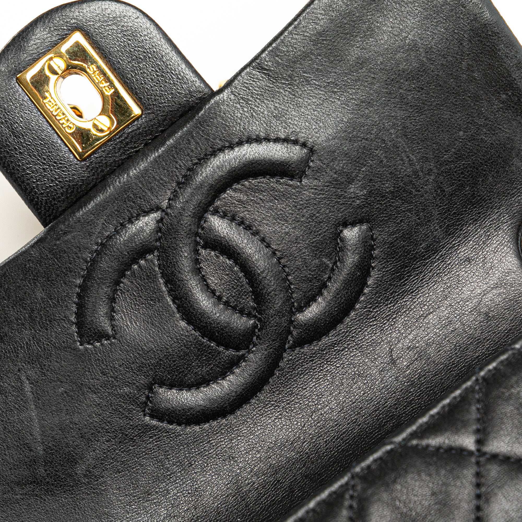 Mini Square Classic Lambskin Single Flap