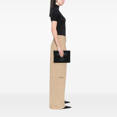 Medium Straw Deauville O Case Clutch