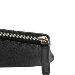 Medium Straw Deauville O Case Clutch