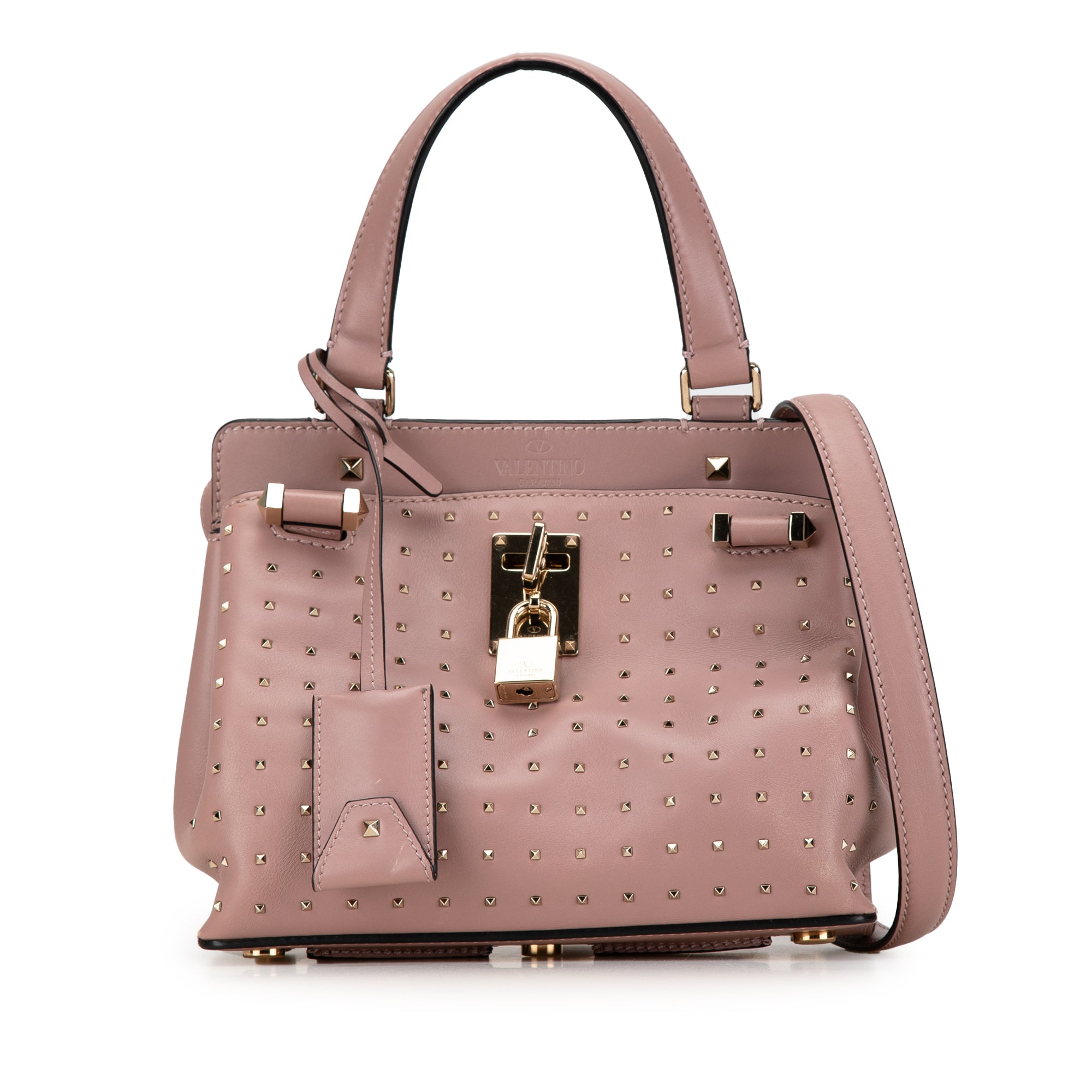 Small Rockstud Joylock Satchel