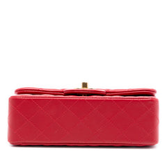 Mini Rectangular Classic Lambskin Single Flap