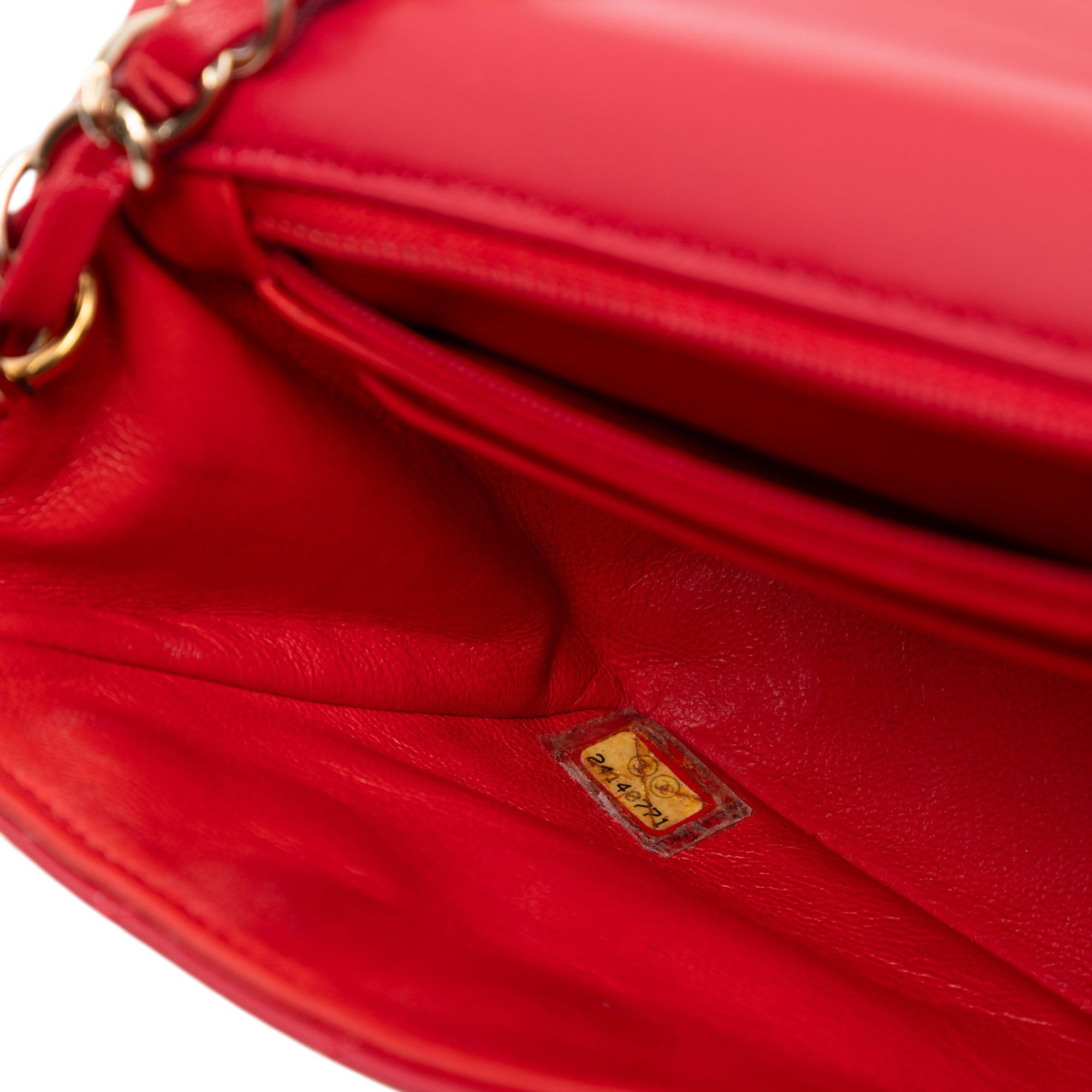 Mini Rectangular Classic Lambskin Single Flap