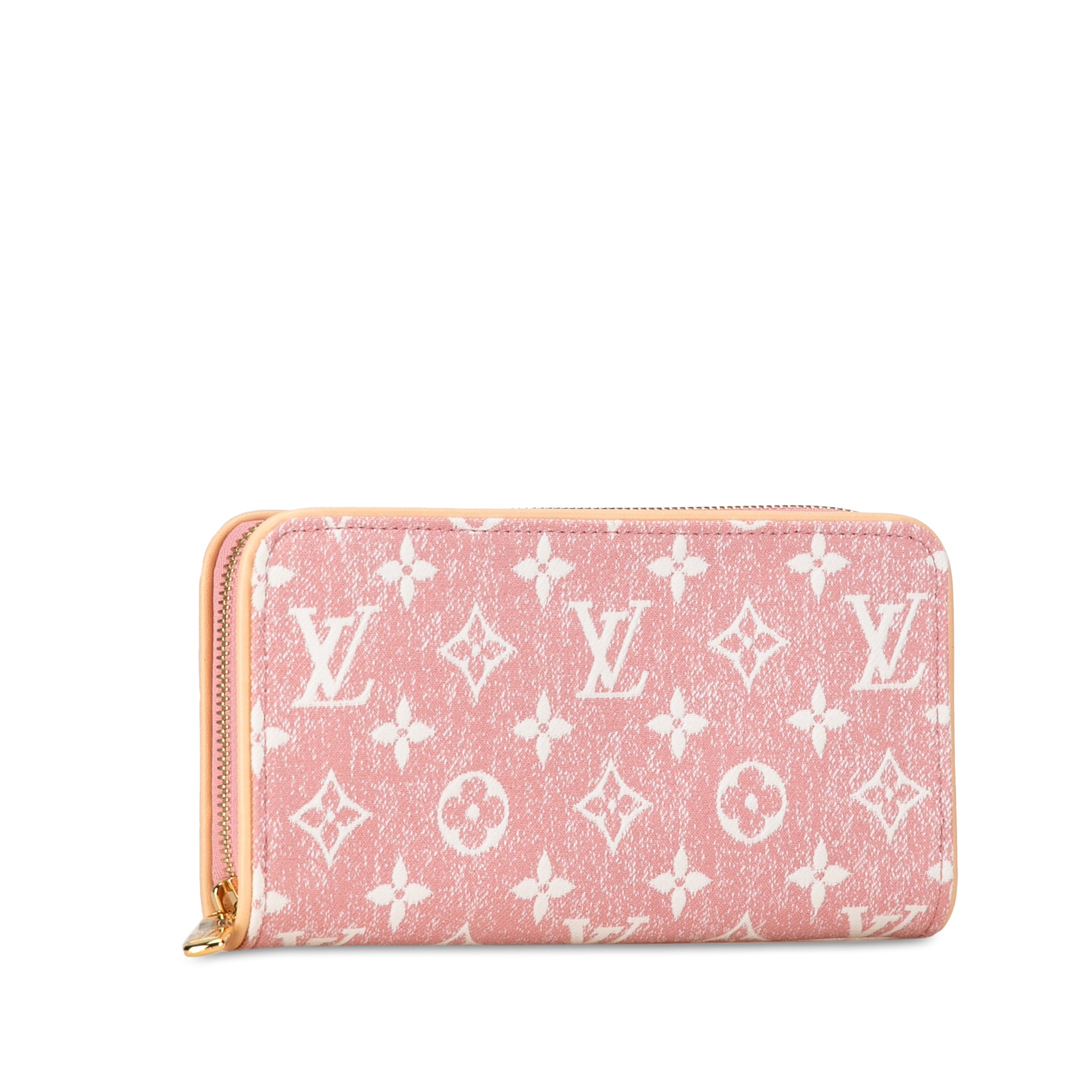 Monogram Denim Jacquard Zippy Wallet