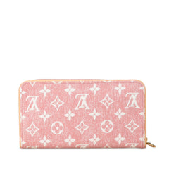 Monogram Denim Jacquard Zippy Wallet