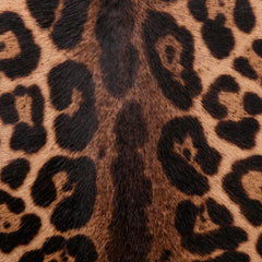 Pony Hair and Leather Leopard Printed Le Hinge Tote