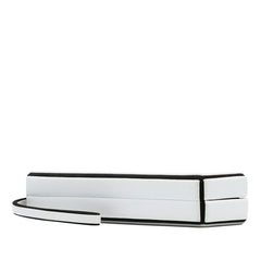 CC Lambskin Box Clutch