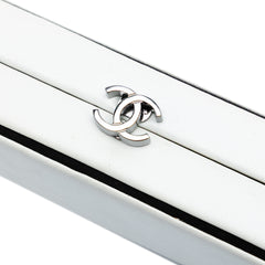 CC Lambskin Box Clutch