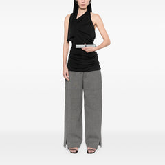 CC Lambskin Box Clutch