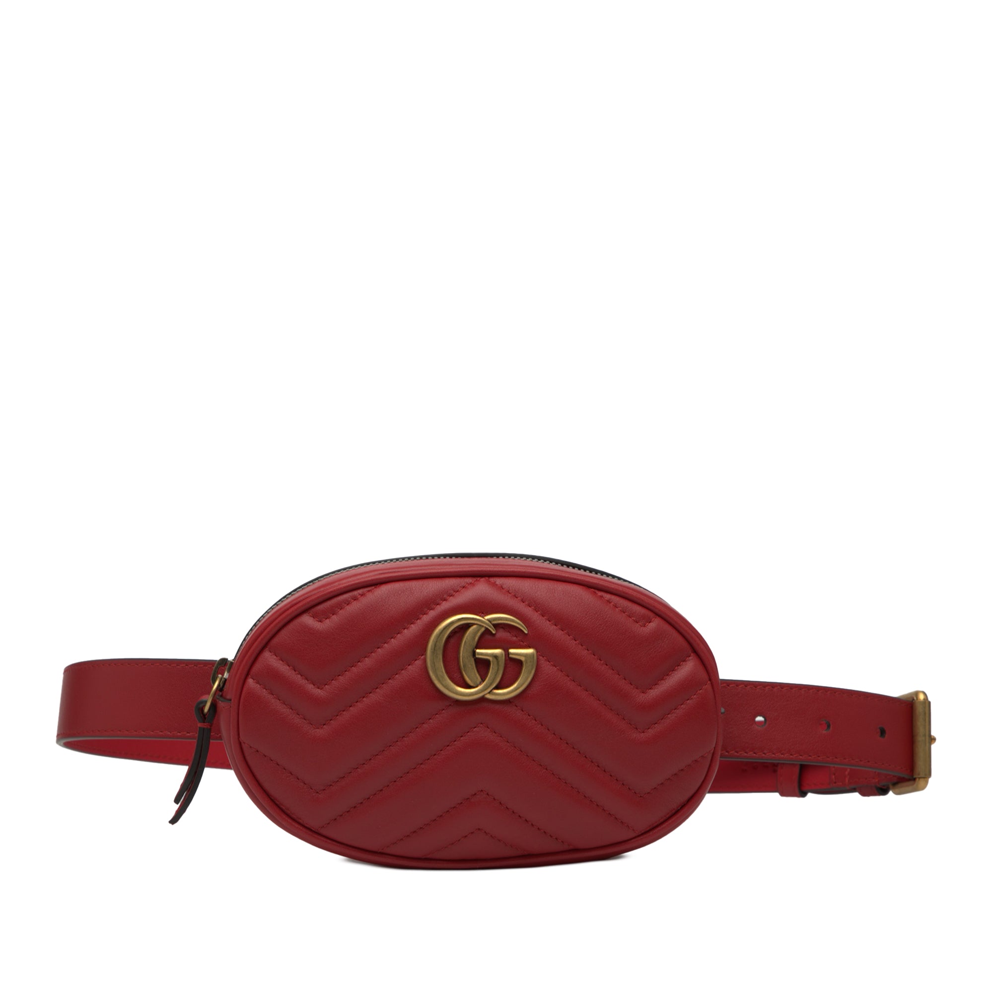 GG Marmont Matelasse Leather Belt Bag