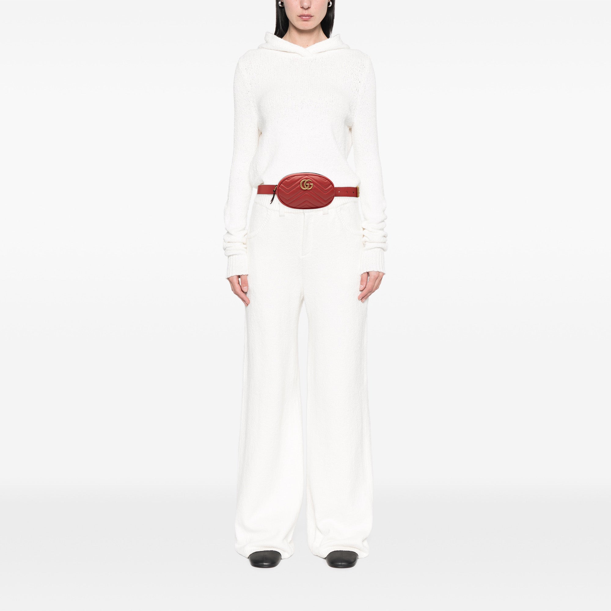 GG Marmont Matelasse Leather Belt Bag