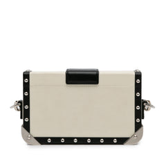 Mini Studded Leather Baguette Trunk_3