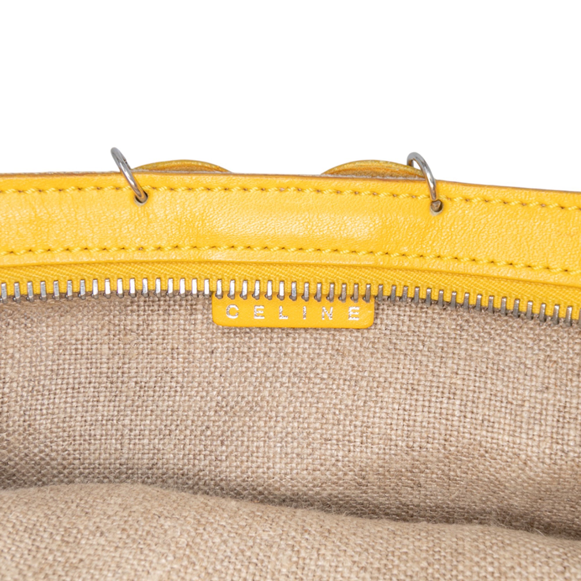 Canvas and Leather Cutout Flower Crossbody