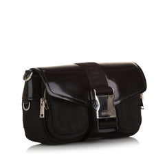 Re Nylon Spazzolato Pocket Crossbody Bag