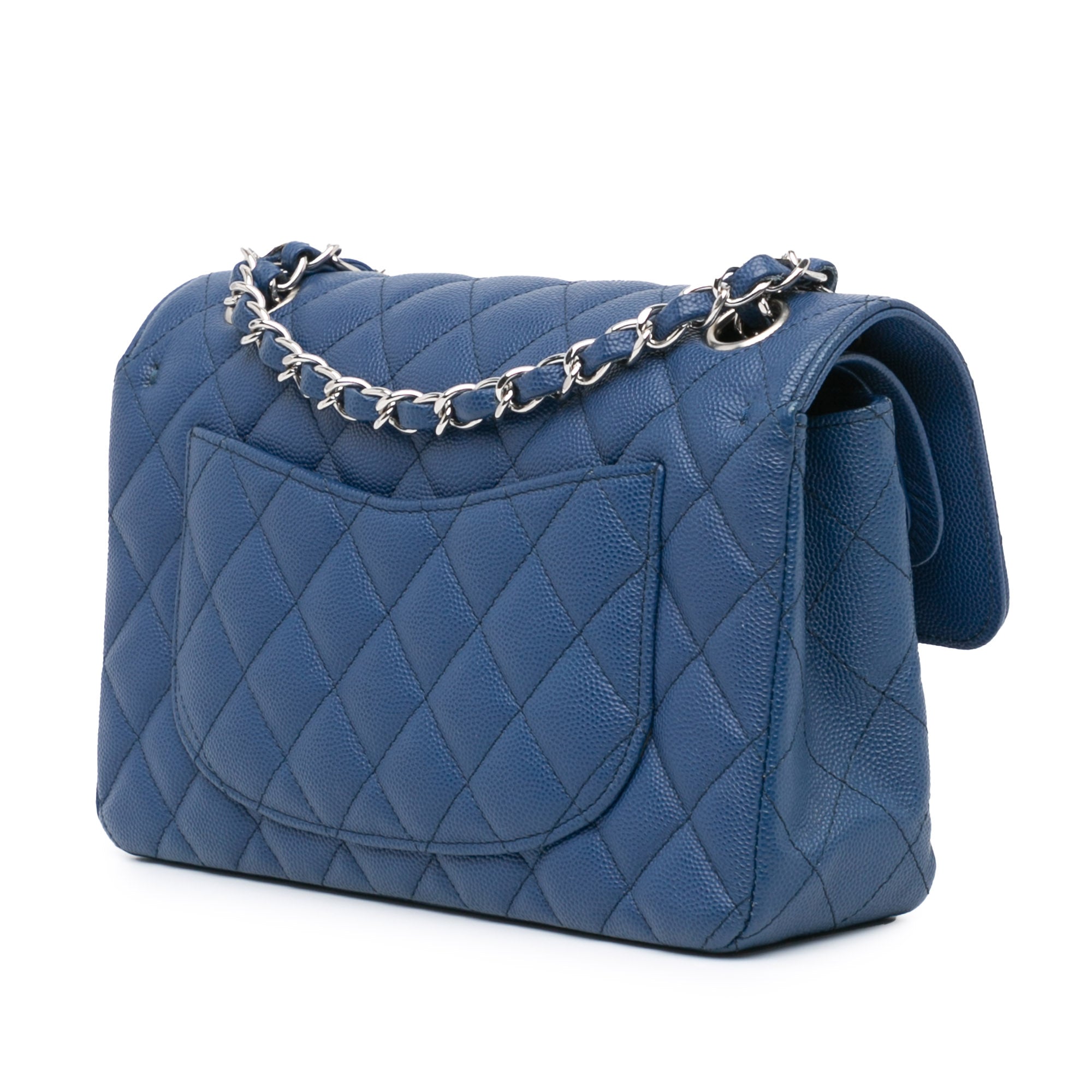 Small Classic Caviar Double Flap