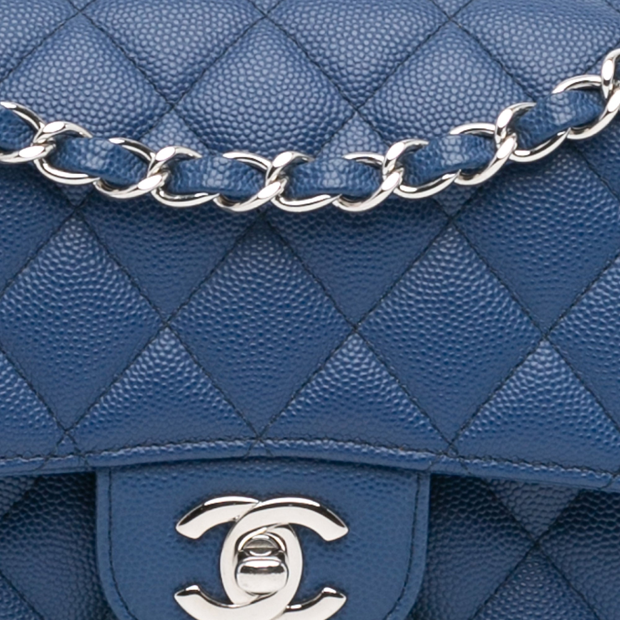 Small Classic Caviar Double Flap