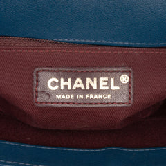 Large Quilted Sheepskin Front Chain Flap