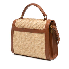 Mini Raffia Cassandra Satchel