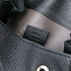 Pebbled Calfskin Miss Bamboo Tassel Bucket Bag