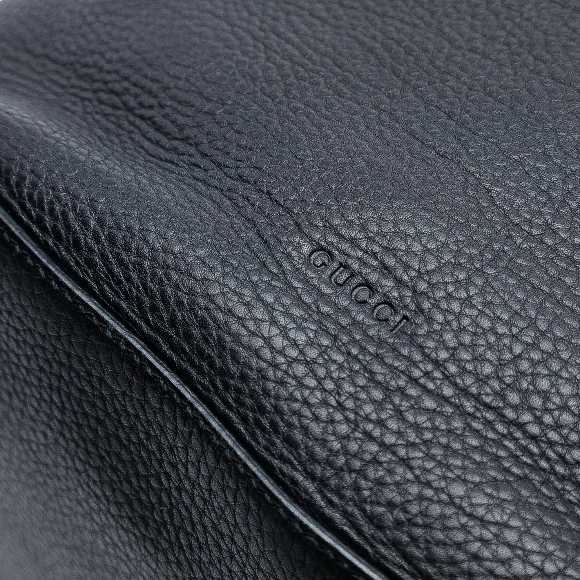 Pebbled Calfskin Miss Bamboo Tassel Bucket Bag