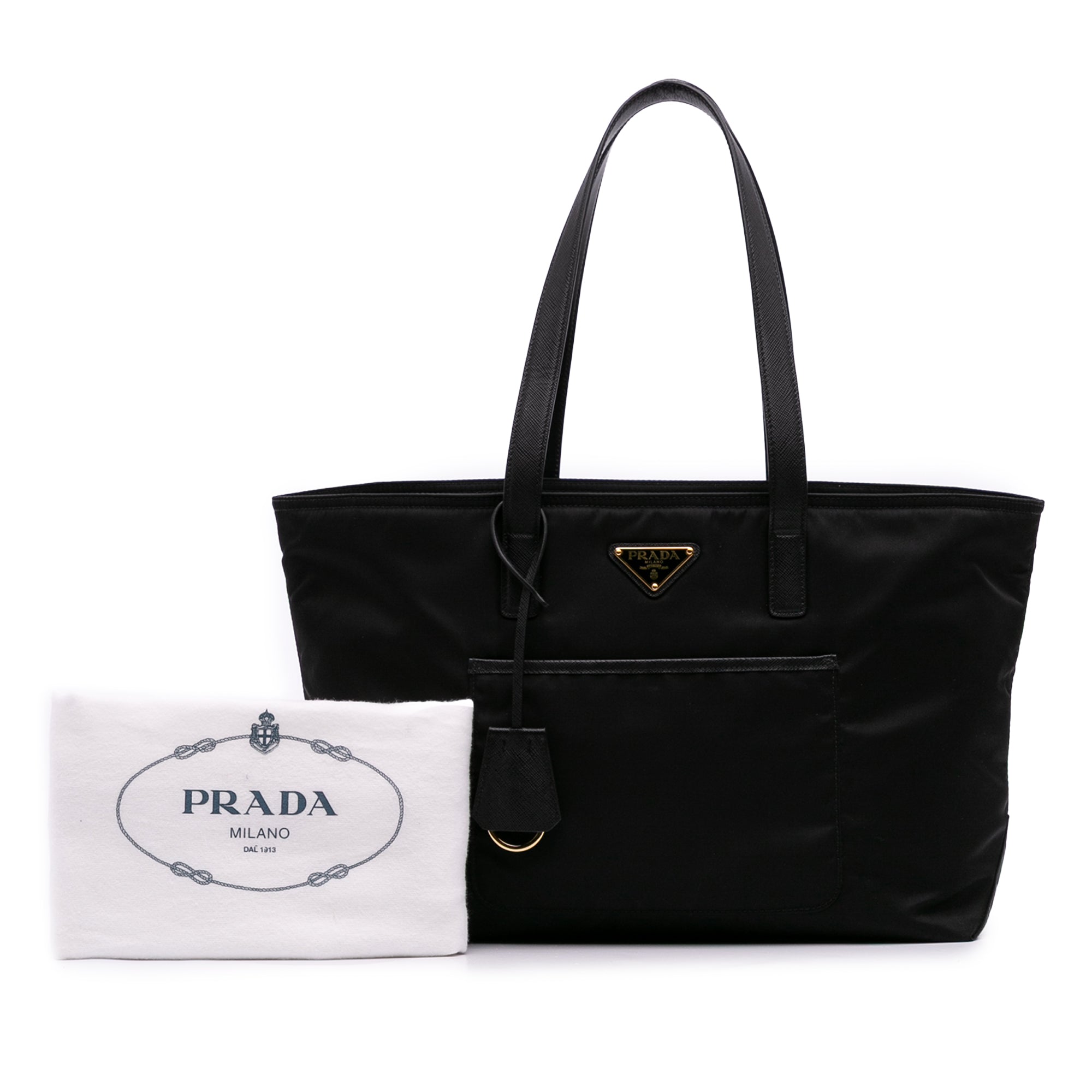 Medium Saffiano Trimmed Re Nylon Re Edition 1978 Tote
