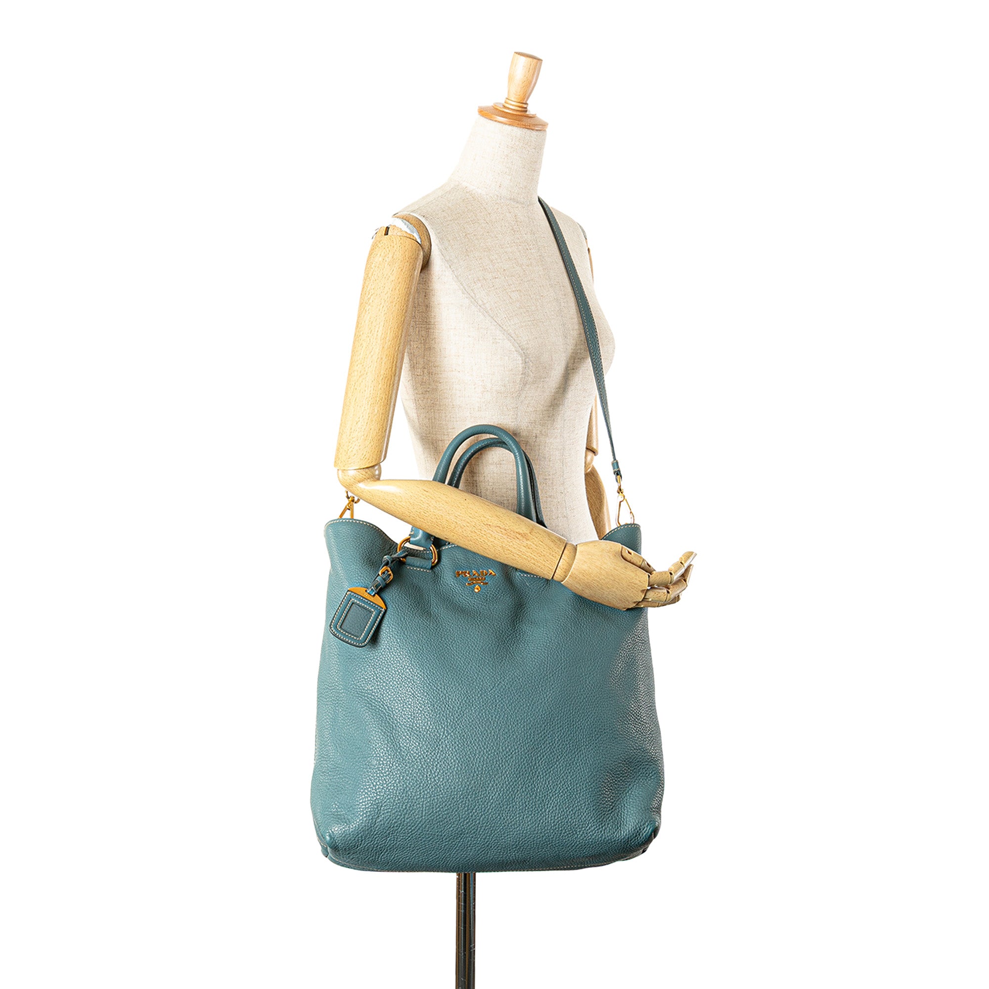 Vitello Daino Open Convertible Tote