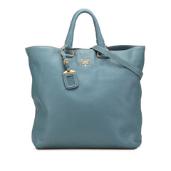 Vitello Daino Open Convertible Tote