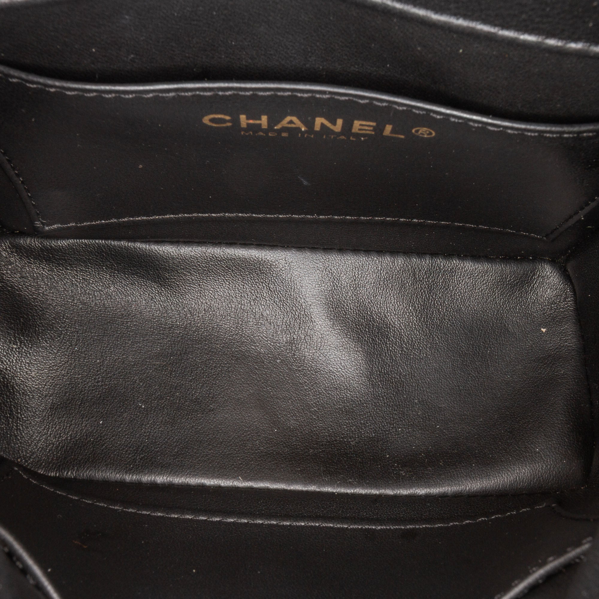 Mini Square Classic Patent Single Flap