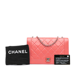 Crumpled Calfskin Bi Quilted Vintage Full Flap