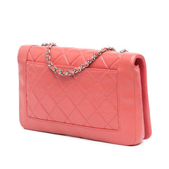 Crumpled Calfskin Bi Quilted Vintage Full Flap