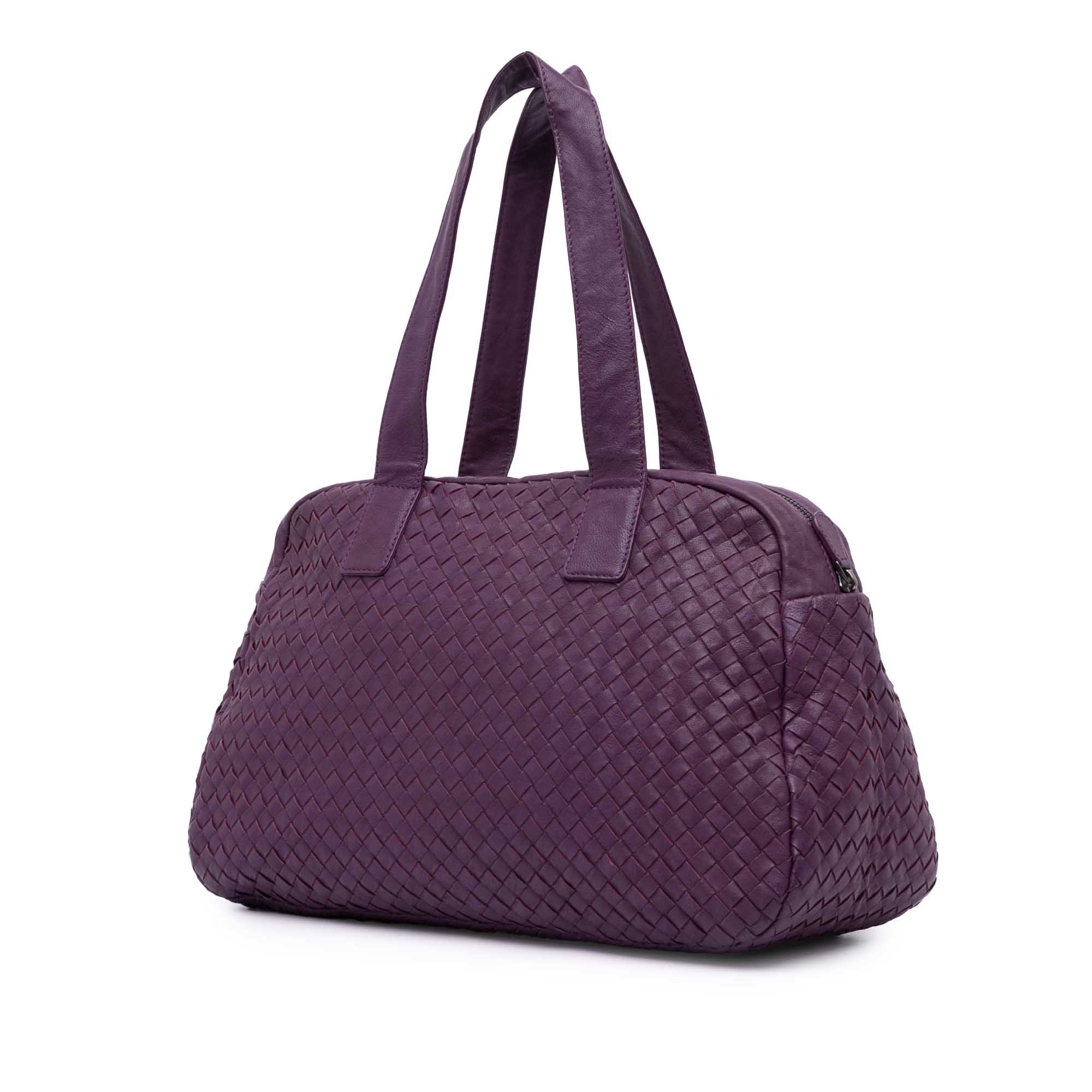Nappa Intrecciato Shoulder Bag