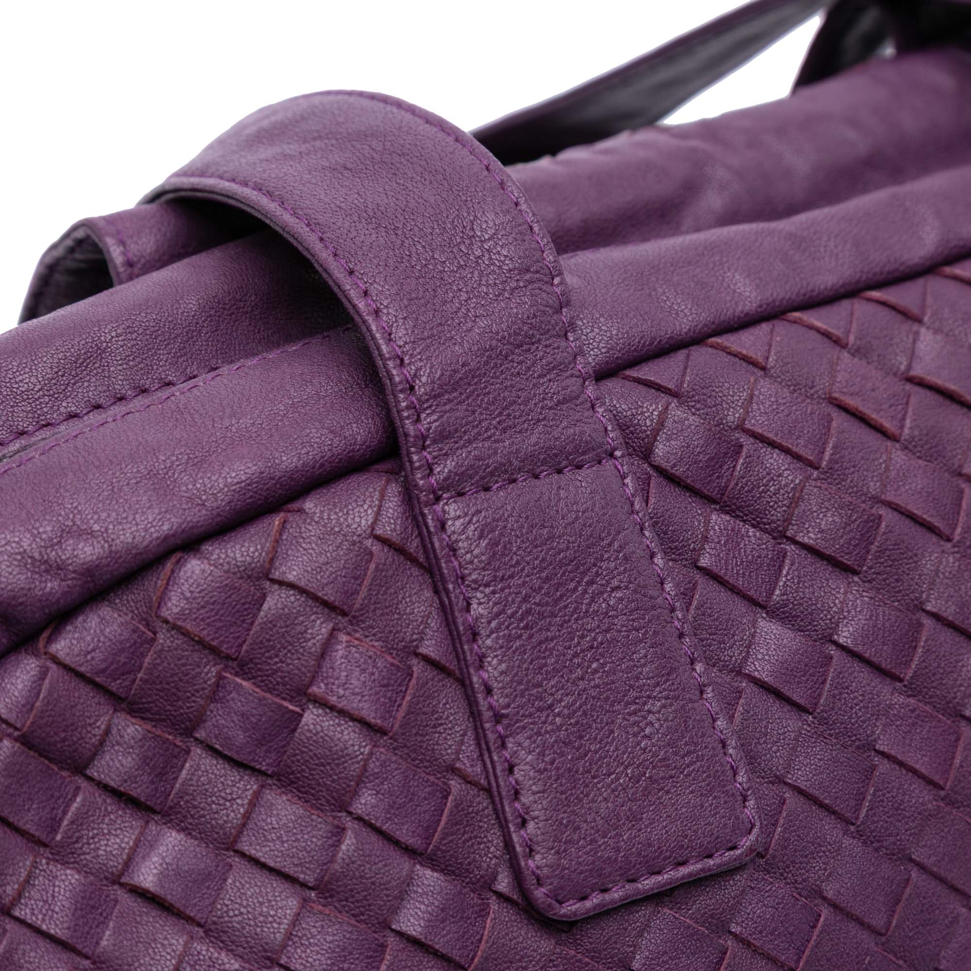 Nappa Intrecciato Shoulder Bag