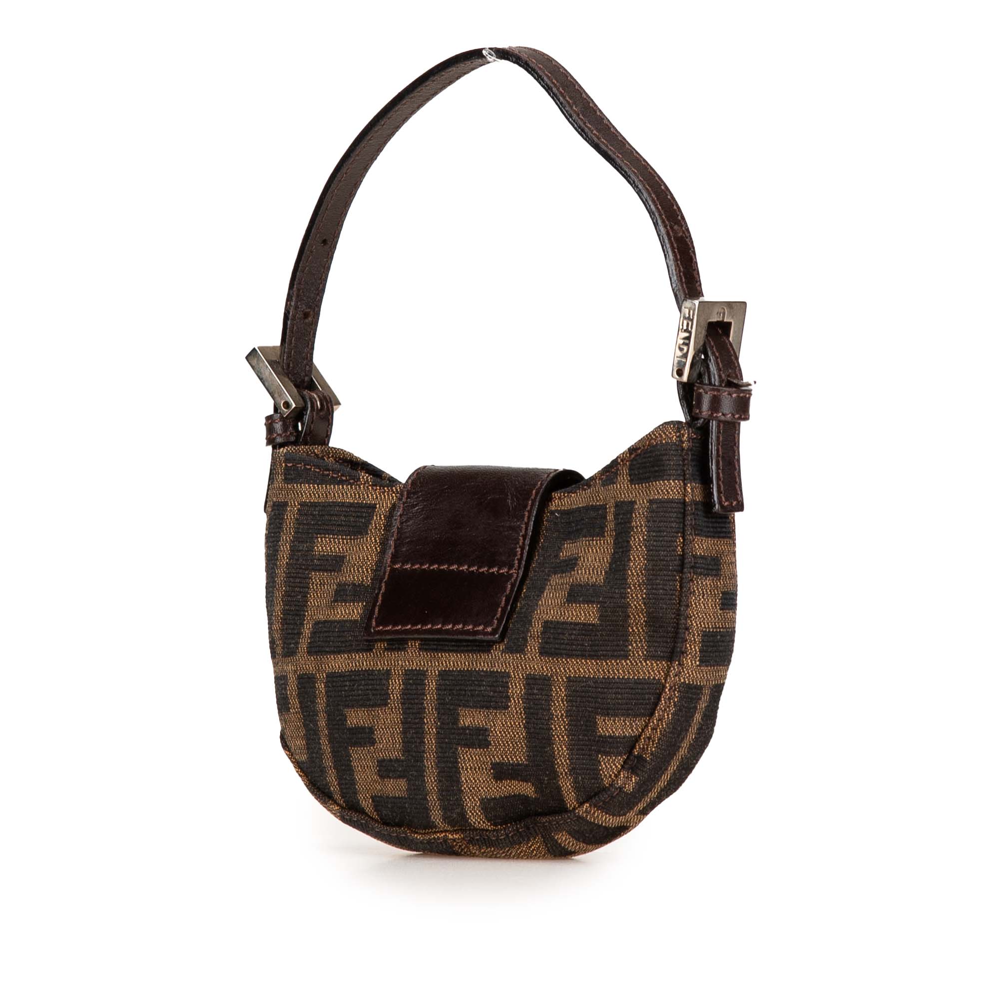 Mini Zucca Canvas Croissant Handbag